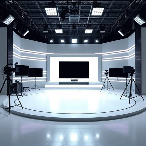 Estudio de televisión moderno