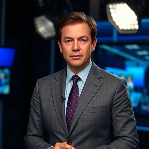 Presentadora de noticias profesional
